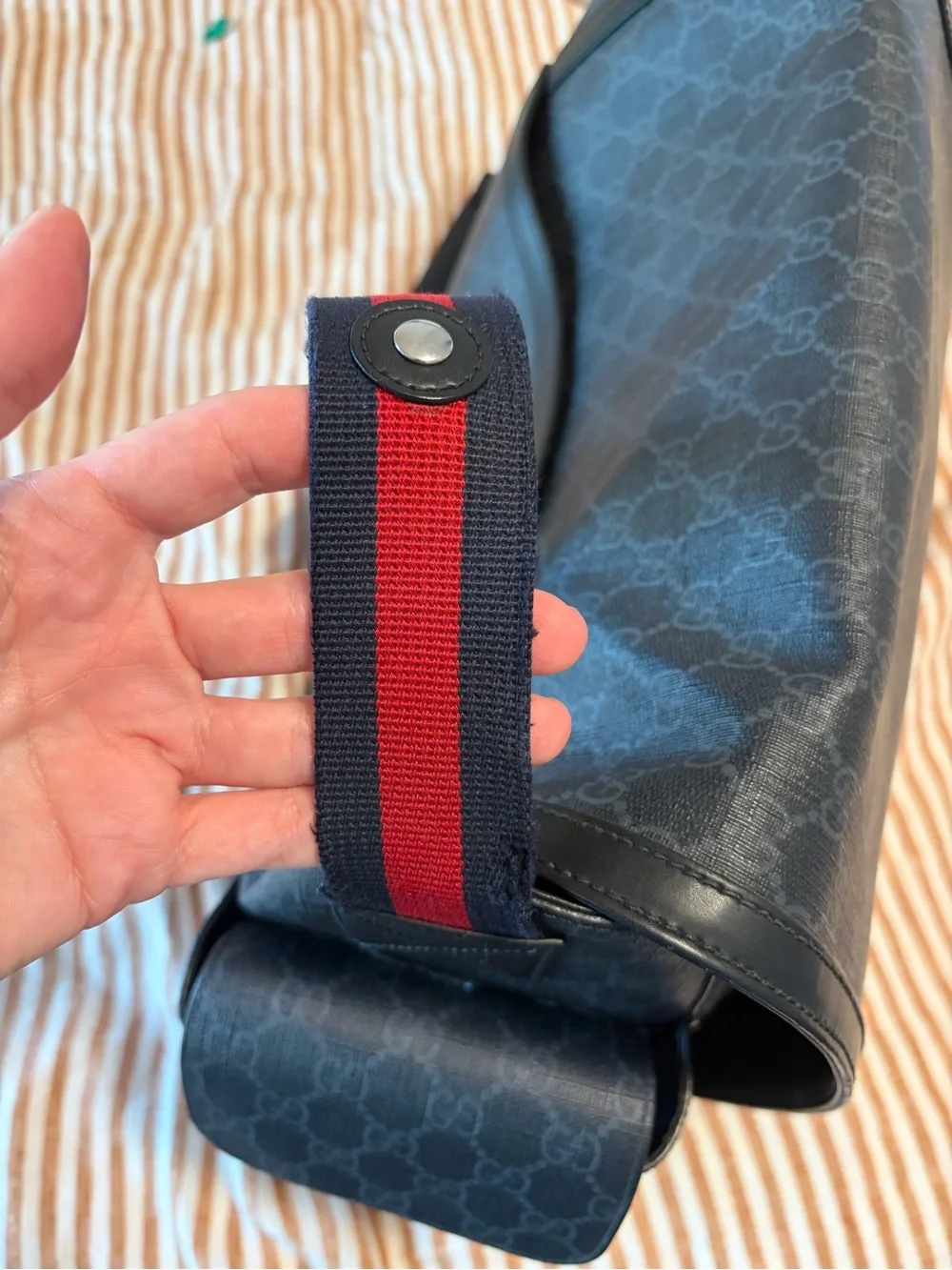 Gucci GG Supreme Diaper Bag